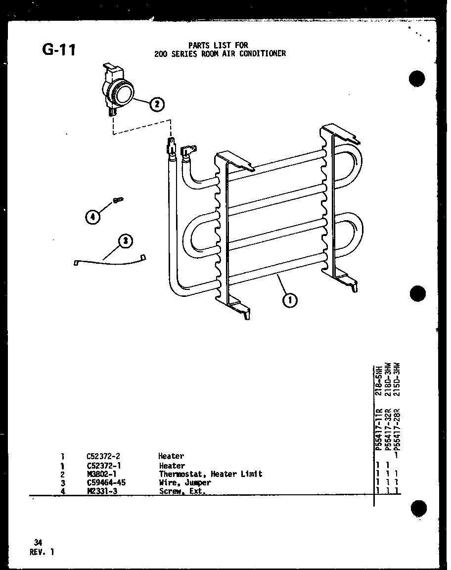 (215d-3hw/p55417-28r) (218-5nh/p55417-11r) (218d-3hw/p55417-32r)