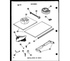 Amana 218D-3HWS/P55417-51R installation kit parts diagram