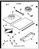 Installation kit parts