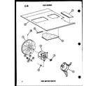 Amana ES619-3R/P54720-98R fan motor parts diagram