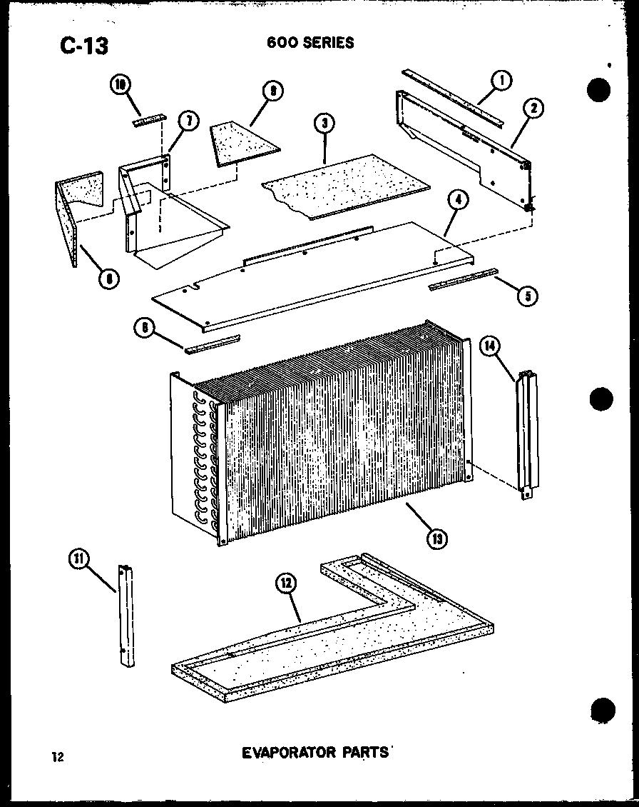 EVAPORATOR PARTS