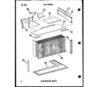 Amana ES619-3R/P54720-98R evaporator parts diagram