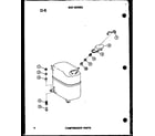 Amana ES624-3R/P67119-1R compressor parts diagram