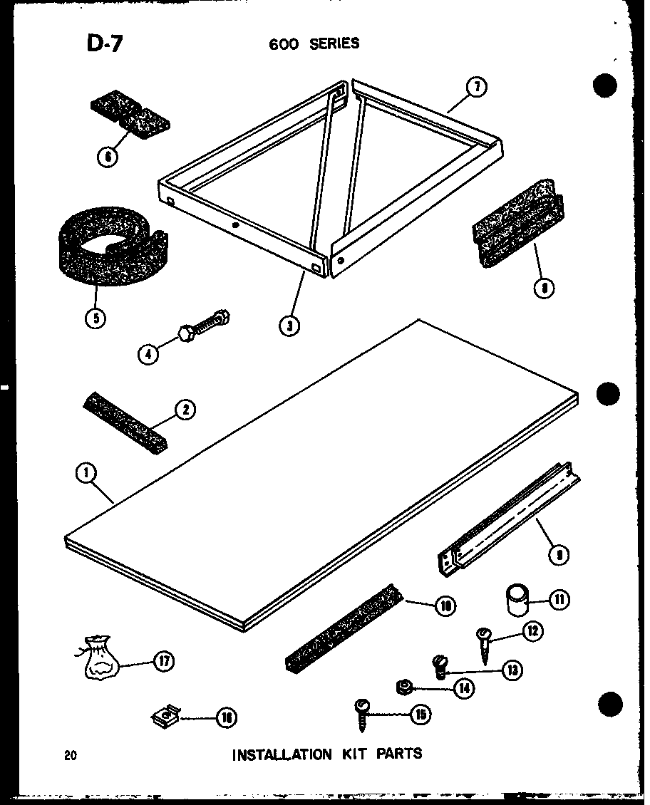 INSTALLATION KIT PARTS