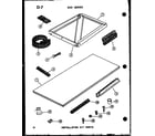 Amana ES619-3R/P54720-98R installation kit parts diagram