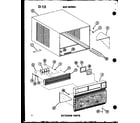 Amana ES614-2S/P67119-15R exterior parts diagram