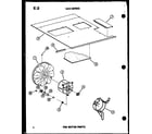 Amana ES614-2S/P67119-15R fan motor parts diagram