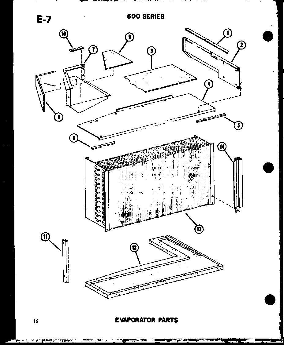 EVAPORATOR PARTS