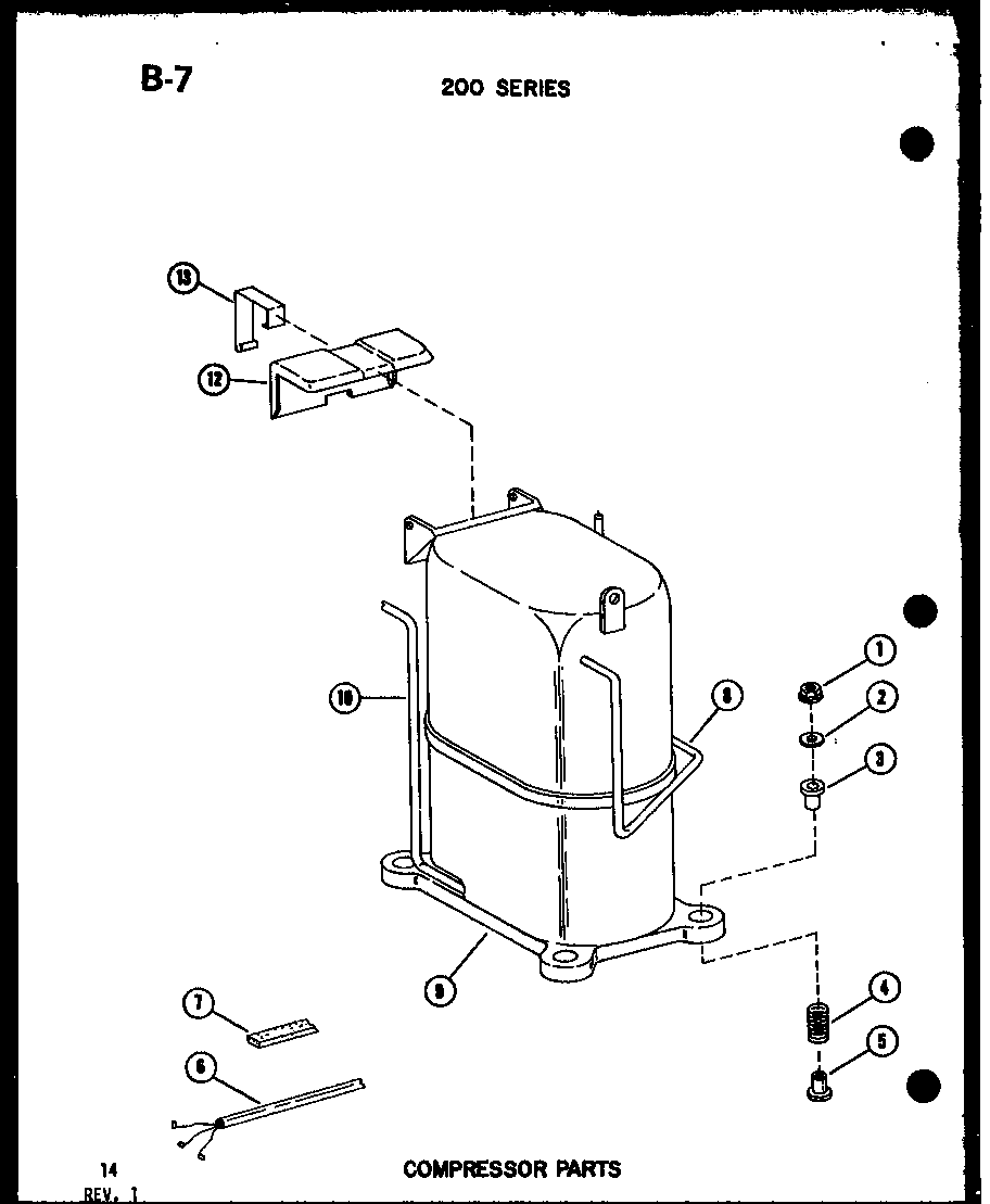 Compressor parts (220-3spk/p55417-78r)