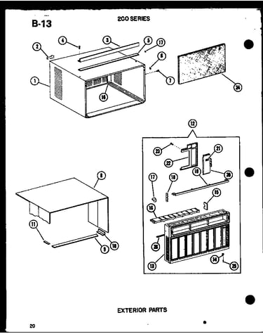 Exterior parts (218d-3ws/p55417-79r)
