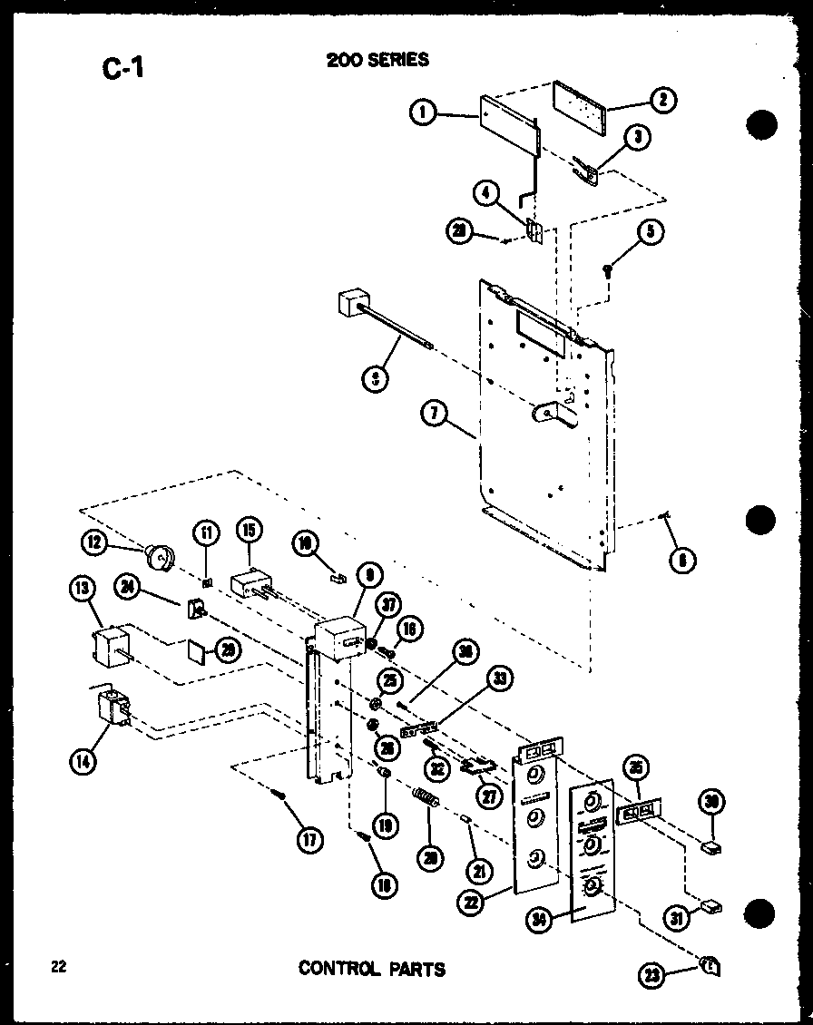 CONTROL PARTS (218D-3WS/P55417-79R)