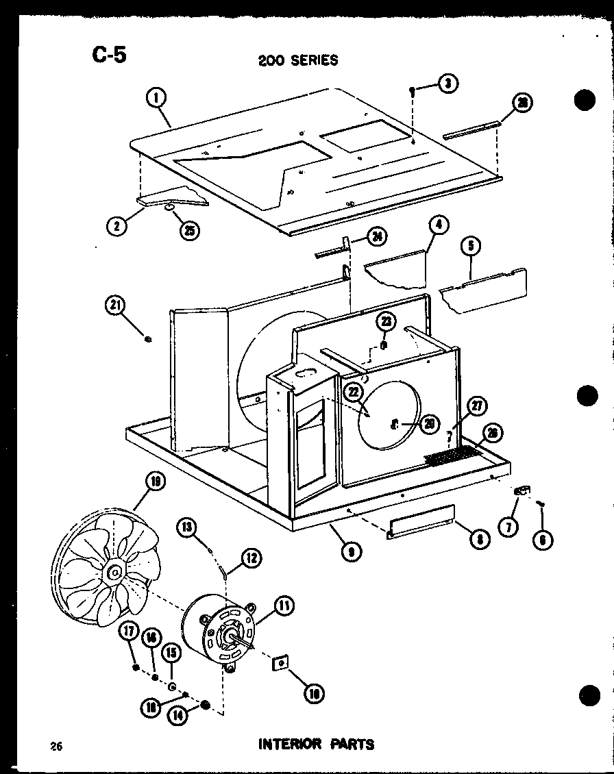 Interior parts (218d-3ws/p55417-79r)