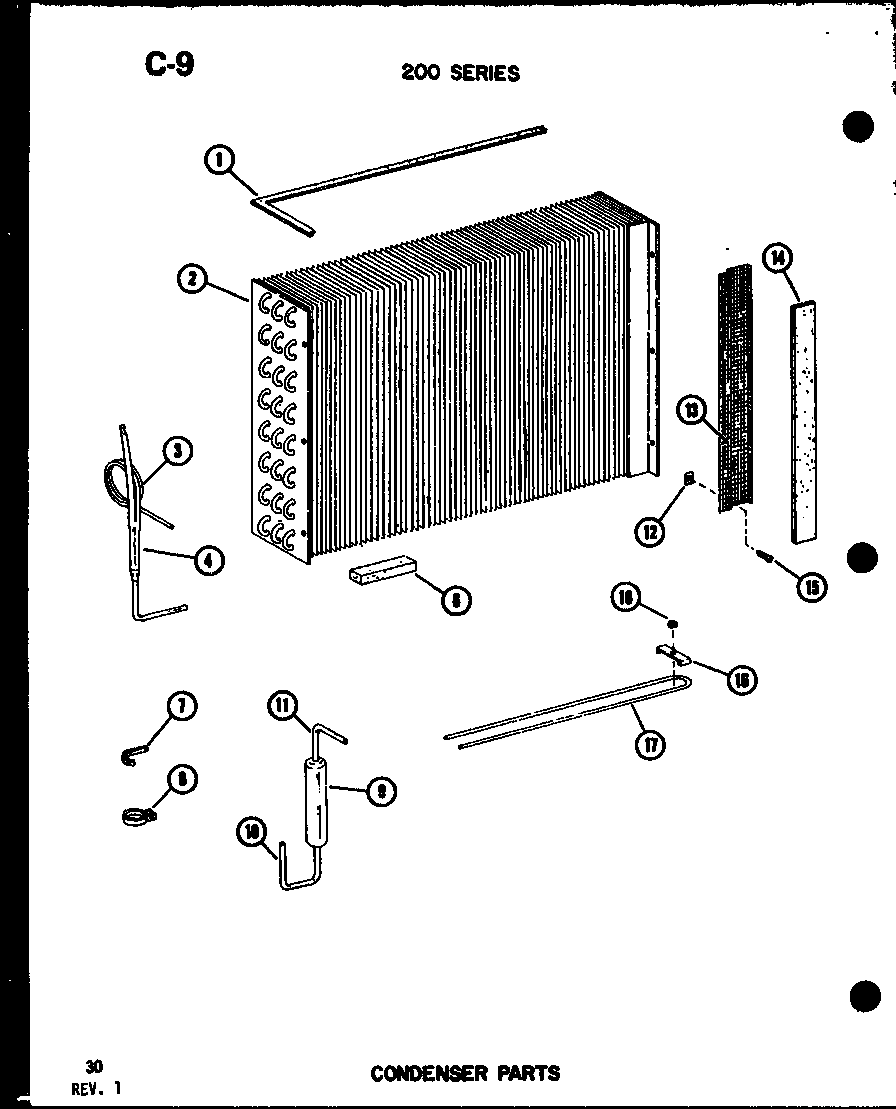 CONDENSER PARTS (218D-3WS/P55417-79R)