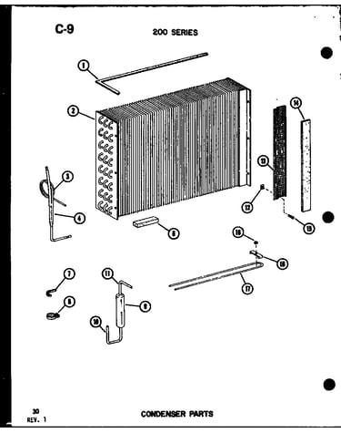 Condenser parts (218d-3ws/p55417-79r)