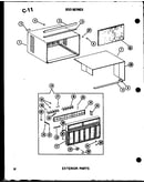 Exterior parts (es213-2mk/p67535-3r) (218-3mk/p67535-4r) (218-3k/p67535-5r) (218-5k/p67535-6r)