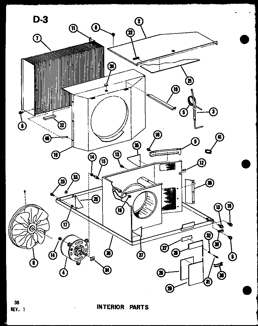 Interior parts (es213-2mk/p67535-3r) (218-3mk/p67535-4r) (218-3k/p67535-5r) (218-5k/p67535-6r)