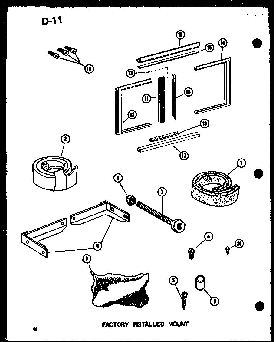 Factory installed mount (es213-2mk/p67535-3r) (218-3mk/p67535-4r)