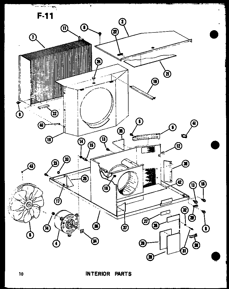 Interior parts