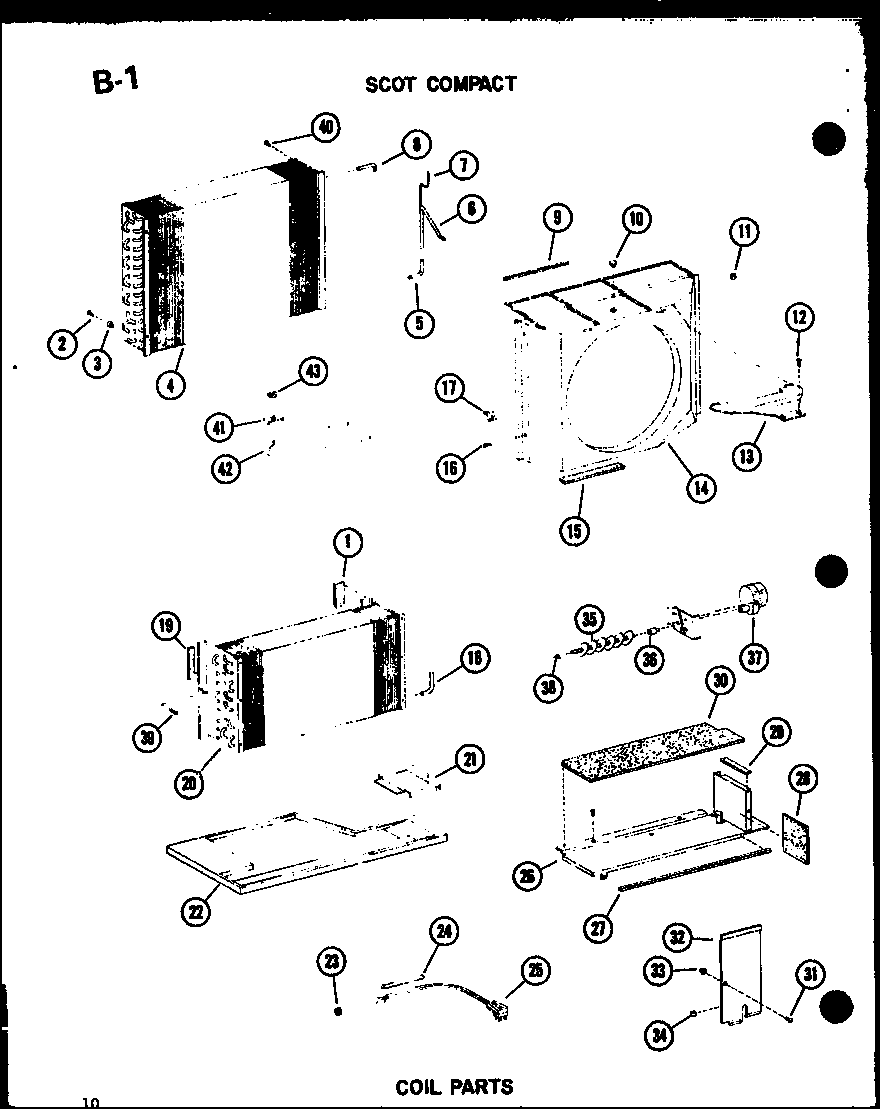 Coil parts (es7-2ms/p54974-45r) (es9-2ms/p54974-46r) (es11-2ams/p54974-47r) (es12-2ms/p54974-48r)