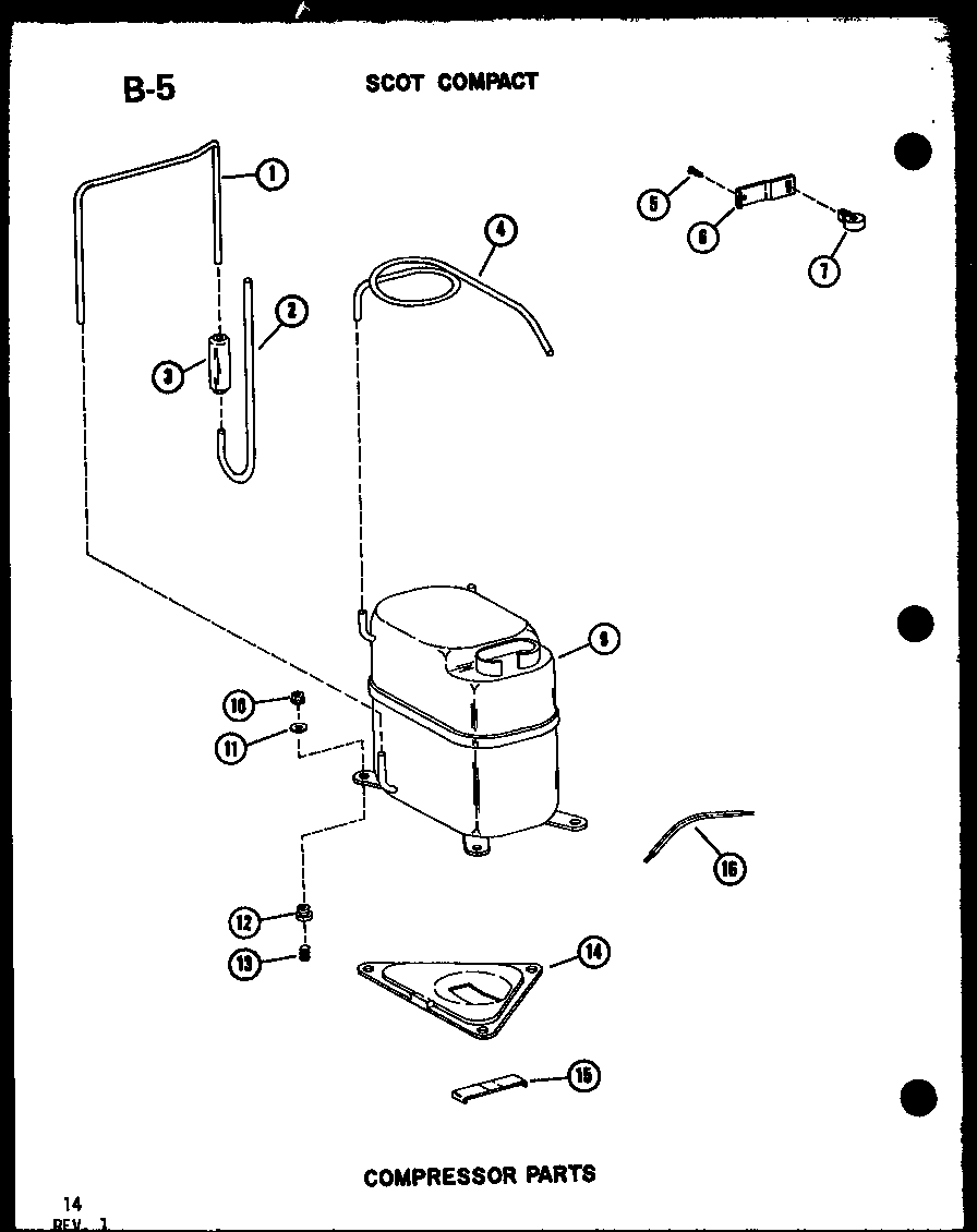 COMPRESSOR PARTS (ES7-2MS/P54974-45R) (ES9-2MS/P54974-46R) (ES11-2AMS/P54974-47R) (ES12-2MS/P54974-48R)