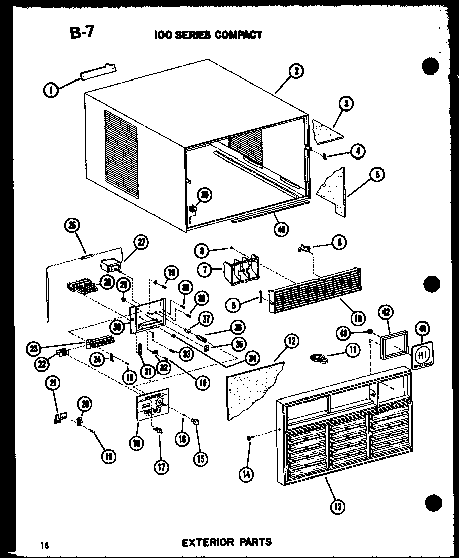 EXTERIOR PARTS (ES-108-2S/P67231-14R)