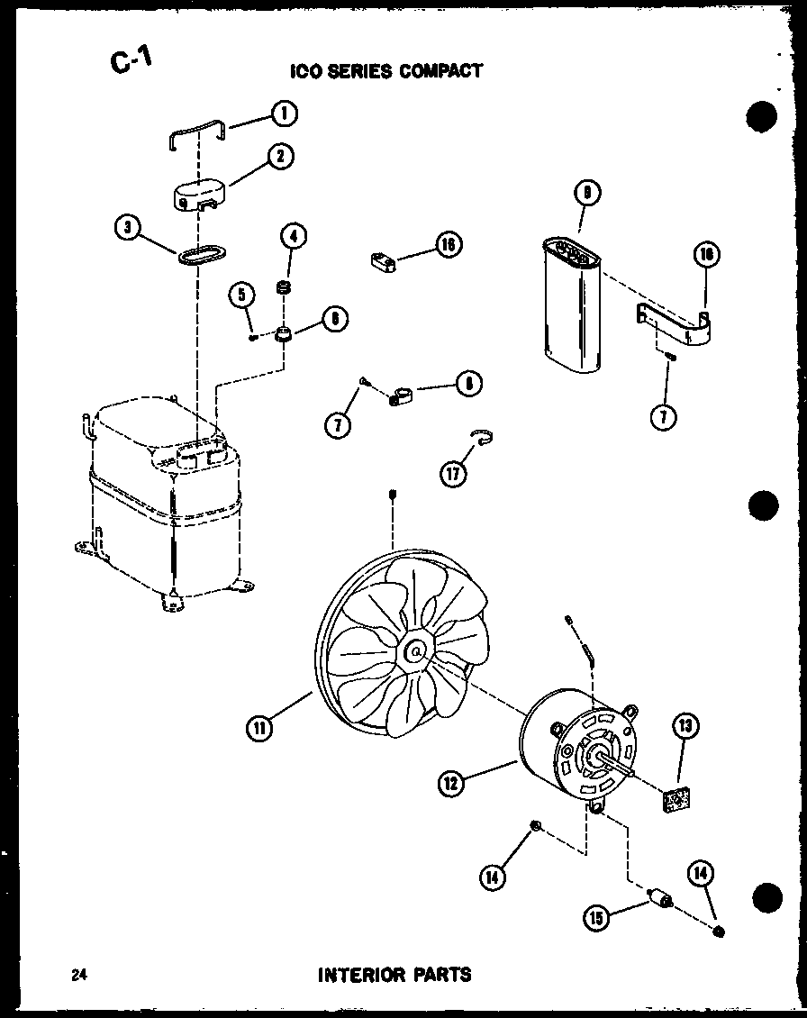 INTERIOR PARTS (ES-108-2S/P67231-14R)