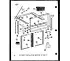 Amana ES9-2MS/P54974-46R automatic installation mounting kit (1am-7) (es7-2ms/p54974-45r) (es9-2ms/p54974-46r) (es11-2ams/p54974-47r) (es12-2ms/p54974-48r) diagram