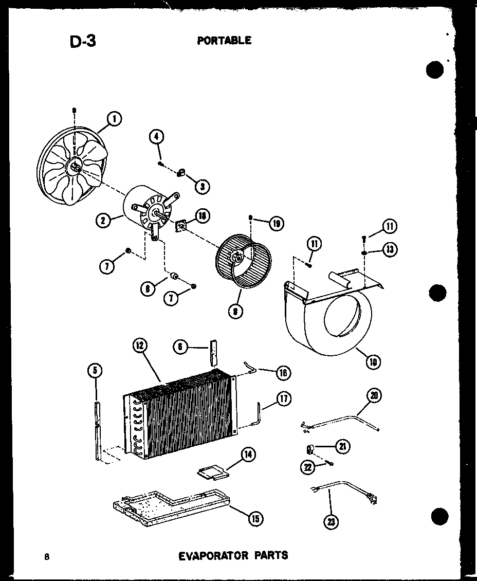 Evaporator parts