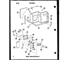 Amana ES6P-2AMS/P54972-27R base pan & controls diagram