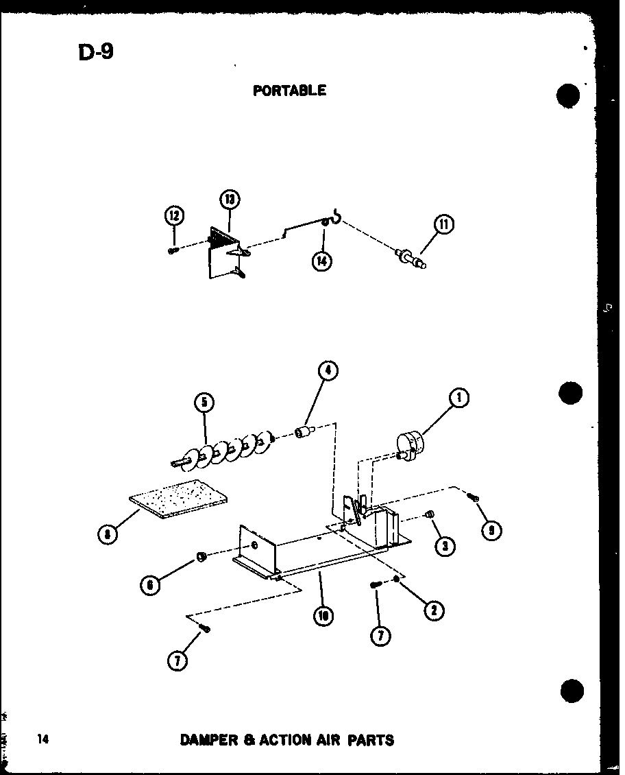 Damper & action air parts