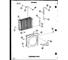 Amana 8P-5L/P54973-21R condenser parts diagram