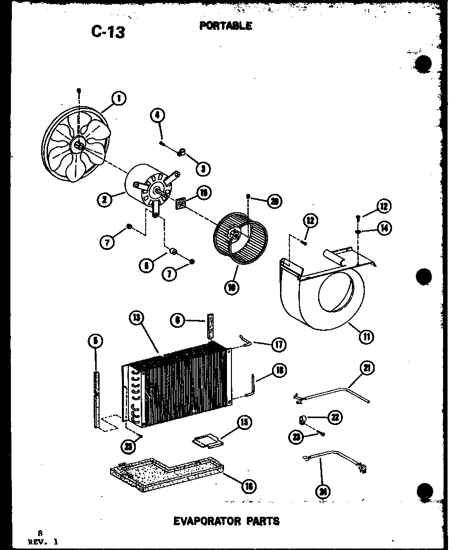 Evaporator parts