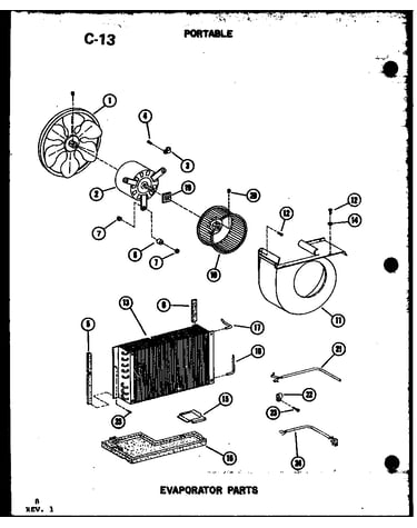 Evaporator parts