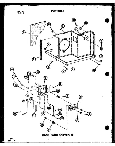 Base pan & controls
