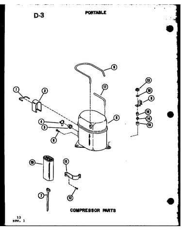 Compressor parts (8p-5l/p54973-21r)