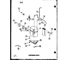Amana 8P-5L/P54973-21R compressor parts (8p-5l/p69053-1r) diagram