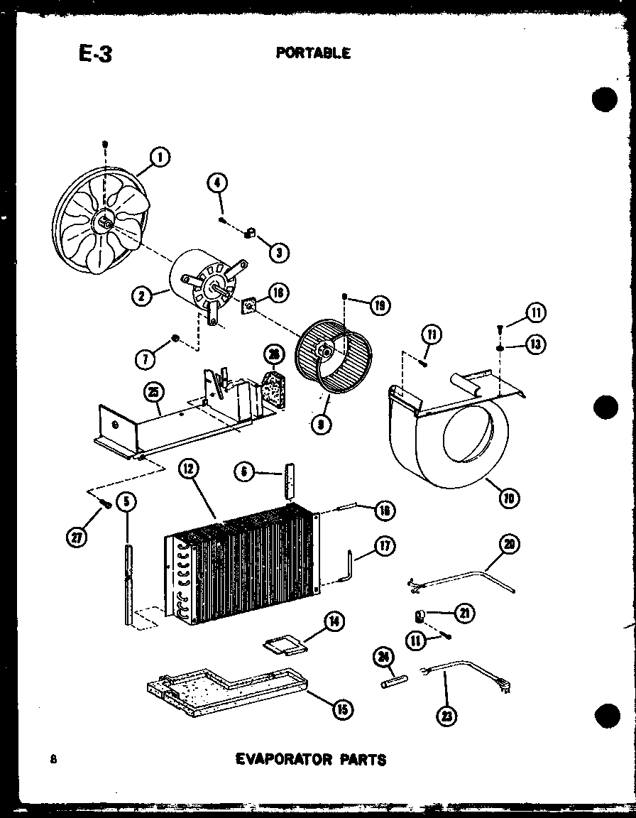 Evaporator parts