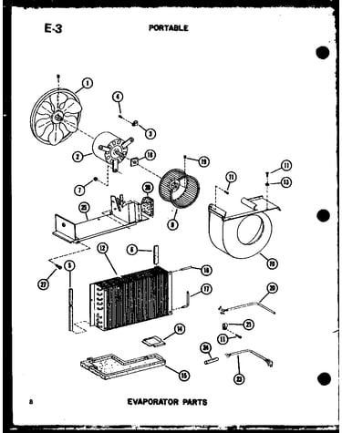 Evaporator parts