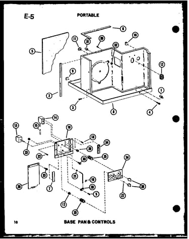 Base pan & controls