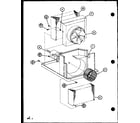 Amana ES6P2MR/P6945804R evaporator and fan motor diagram
