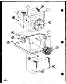 Evaporator and fan motor