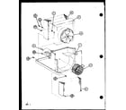 Amana ES8P2MR/P6945805R evaporator and fan motor diagram