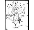 Amana ES1123R/P6968403R evaporator and fan motor diagram