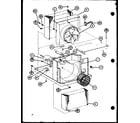 Amana CES1093HES/P9920810R evaporator and fan motor diagram
