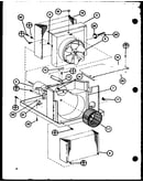 Evaporator and fan motor