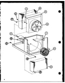 Evaporator and fan motor parts