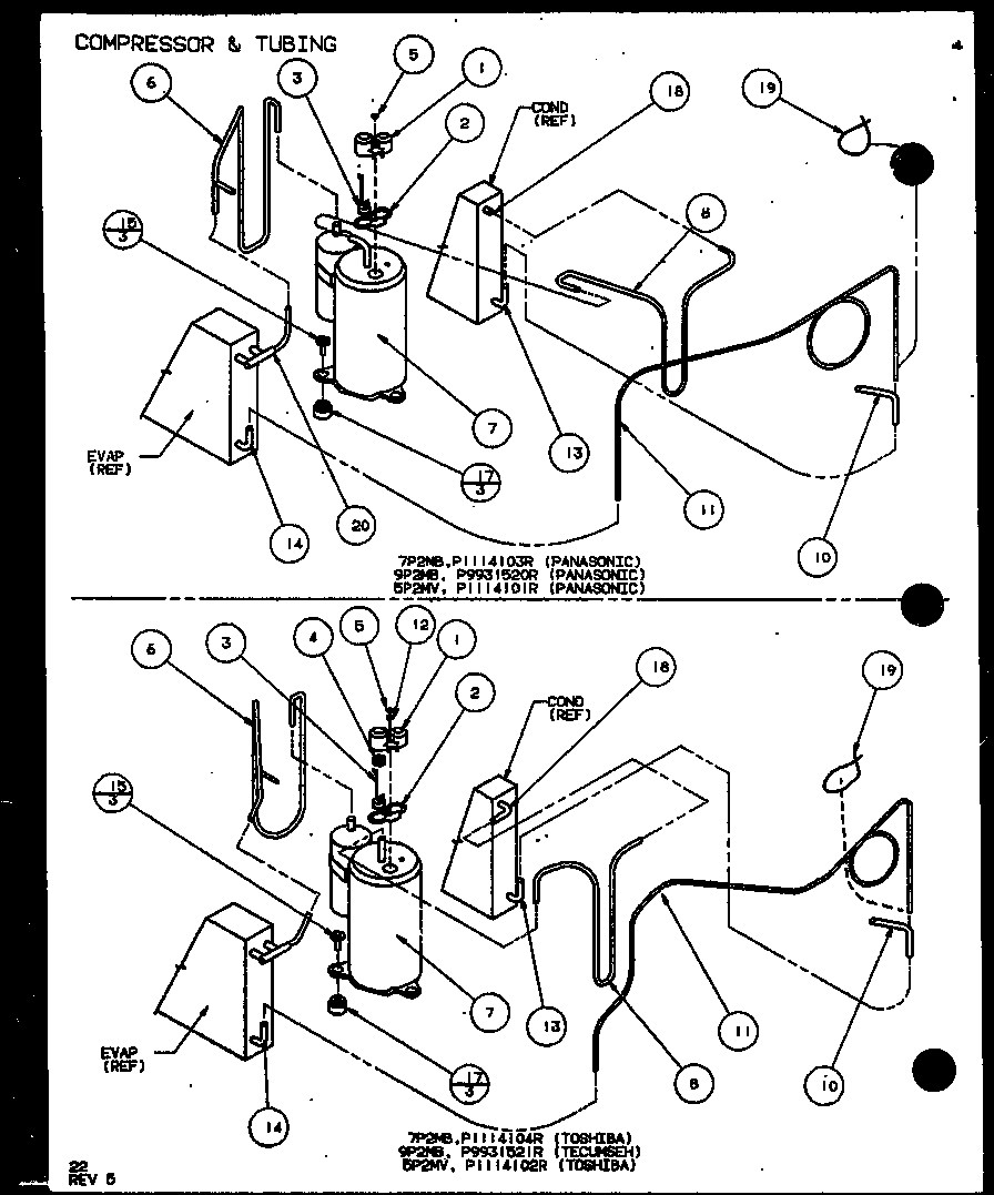 COMPRESSOR & TUBING             OR & TUBING