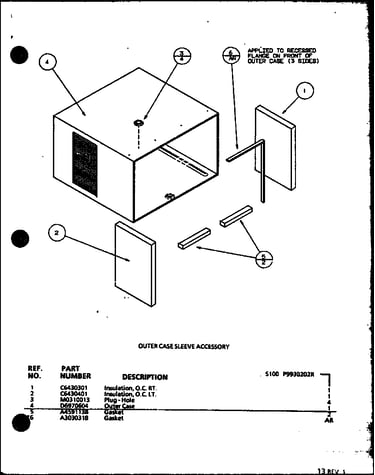 Outer case sleeve accessory (s100/p9930202r)