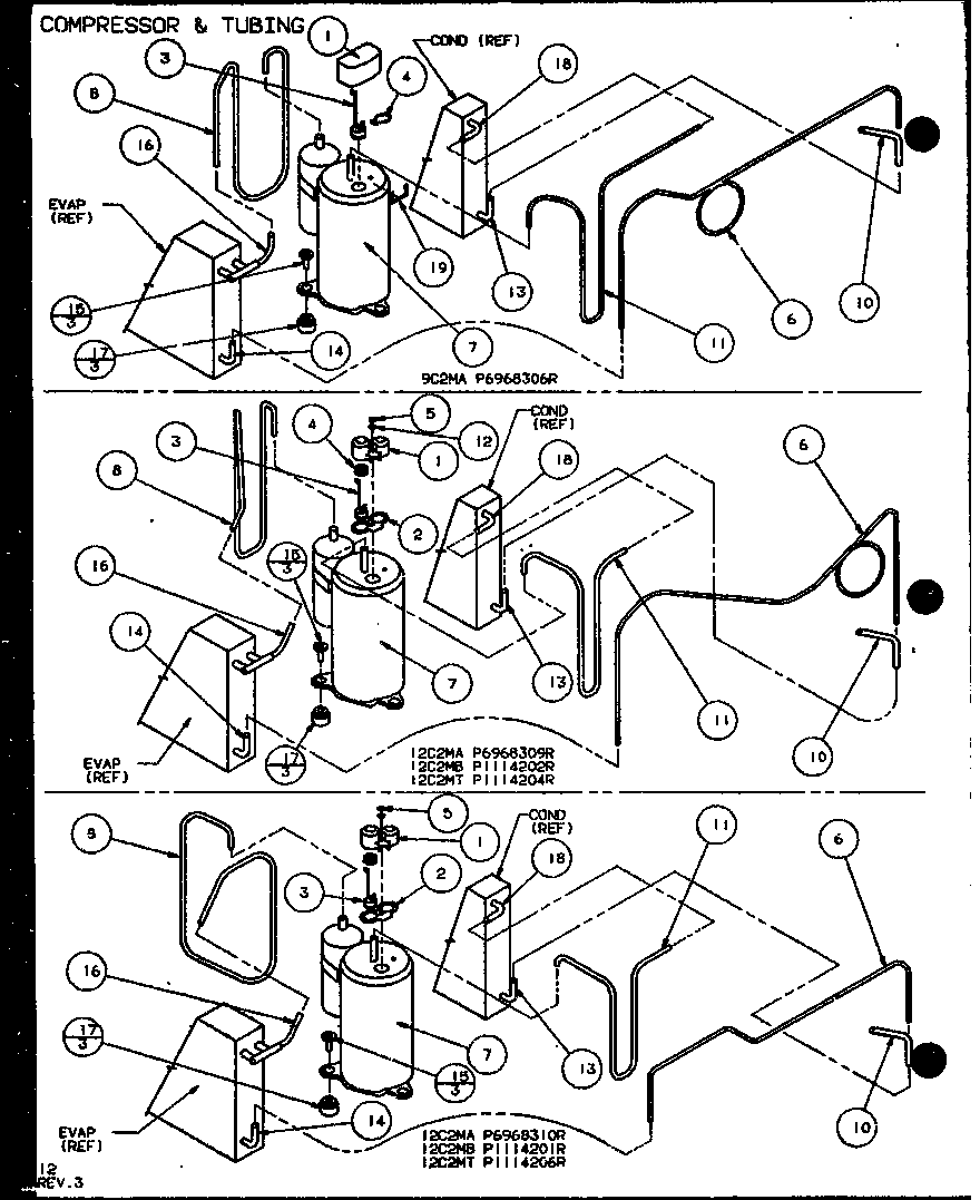Compressor & tubing