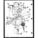Amana B9C3HES/P9920814R evaporator and fan motor diagram